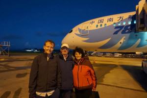Auckland Flughafen vor "unserem" Flieger